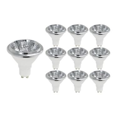 Imagem de 10 Lâmpadas LED Taschibra Ar70 4,8W Gu10 Bivolt 2700K Luz Amarela