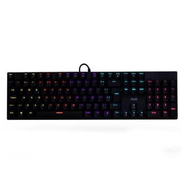 Imagem de Teclado mecanico usb gamer orion essential blue rgb dazz preto