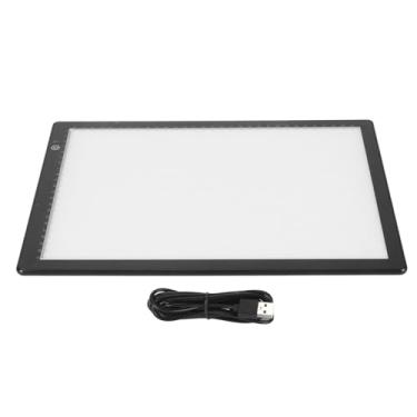 Imagem de Caixa de luz do visualizador de slides para digitalização negativa de slides e filme, scanner óptico ultrafino com 3 níveis de brilho, alimentado por USB. Preto