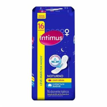 Imagem de Absorvente Externo Noturno Suave com Abas Intimus 16Un