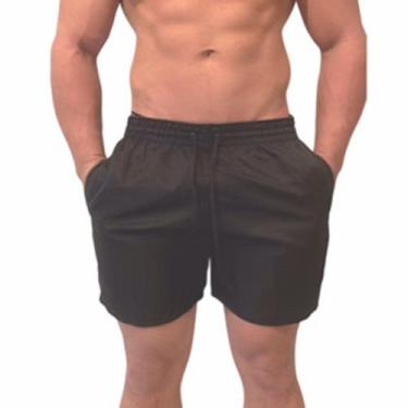 Imagem de Bermuda Tectel Masculina Estilo Mauricinho - Closet Him, Preto, GG