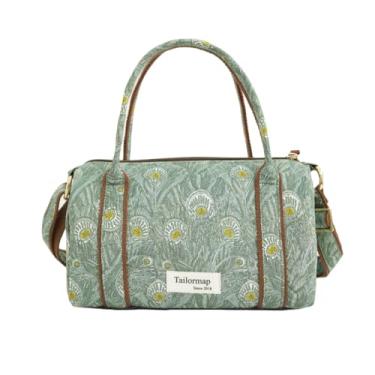 Imagem de Mini bolsa feminina Boston feita à mão, bolsa floral Liberty, bolsa transversal pequena e leve com alça superior, Queen Hera