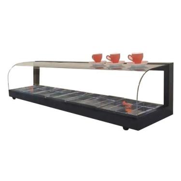 Imagem de G10 - Estufa Gama para salgados semi curva 10 bandejas Preta - 220V - 