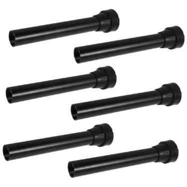 Imagem de HANABASS 6 peças de tubos de perna de trampolim com almofadas antiderrapantes, parte da perna de trampolim, almofada de segurança para trampolim, mini pernas de trampolim substituíveis, aço inoxidável