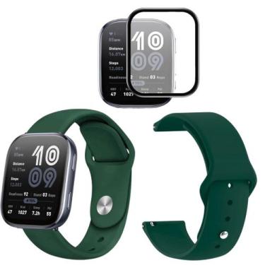 Imagem de Pulseira silicone + pel. anti riscos para Amazfit Bip 6 2025 - Genéric