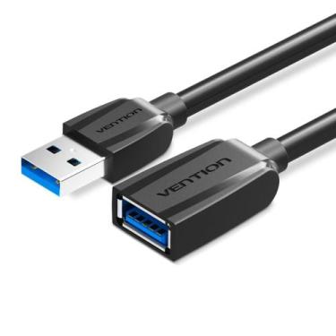 Imagem de Cabo Extensão Usb 3.0 Macho Usb Fêmea HD Externo Vention 2m - Bbacomer