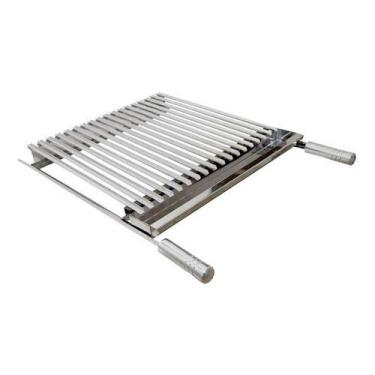 Imagem de Grelha Argentina Parrilha Churrasco - 45x60 Cm - INOX 430 - Major Biri