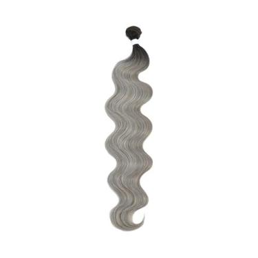 Imagem de Extensões De Cabelo Ondulado Colorido De 26 Polegadas, Loiro Piano 613
