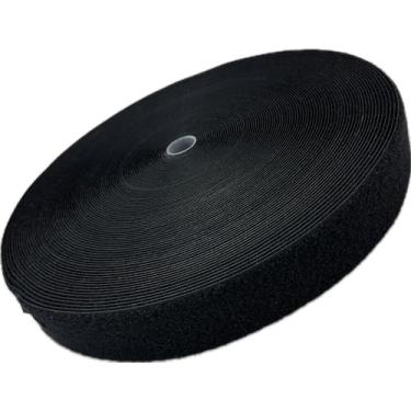 Imagem de GreyFit Fita De Nylon Preta Com Alça Para Costura 2" - Rolo 50 Jardas (150 Pés)