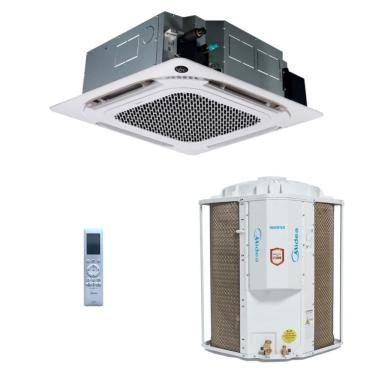 Imagem de Ar-Condicionado Split Cassete Inverter 4 Vias Midea Connect 60.000 BTUs R-32 Só Frio 220V Monofásico