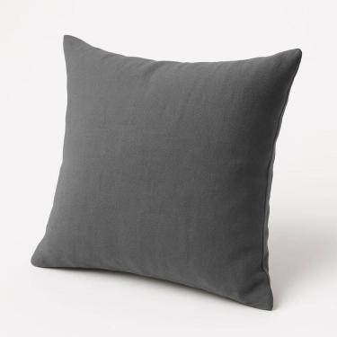 Imagem de Almofada 42cm Decorativa Suede Fofinha Para Sofá E Cadeira Cinza