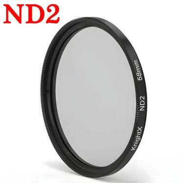 Imagem de Filtro De Lente De Câmera KnightX 49mm 52mm 55mm 58mm 67mm 77mm ND2 ND