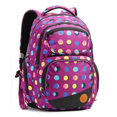 Imagem de Mochila De Costas Juvenil Feminina 18 Seanite Roxa