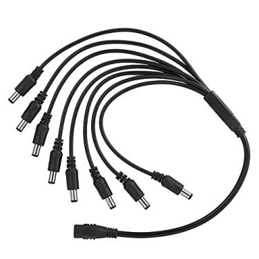 Imagem de Cabo de Fonte de Alimentação Poderoso para o de Segurança Câmera CCTV, Entregue 8 Câmeras Com 1 Adaptador, Ideal para Vigilância Doméstica, Materiais Plásticos