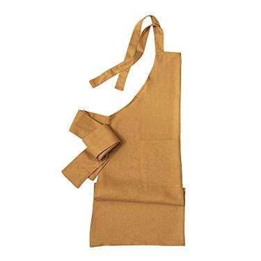 Imagem de Avental Curry Corpo Inteiro, Acervo Panelinha, Amarelo Curry