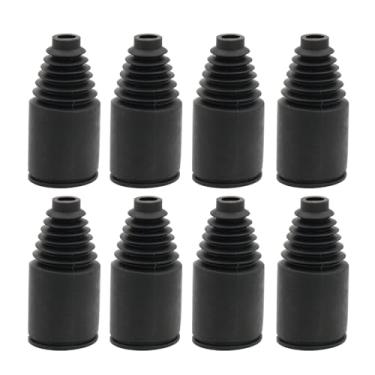 Imagem de Ecoyin Dustproof Sleeves of Dog Bone Half Shaft Rubber Axle Boot 8pcs for 1/5 Rovan Km Hpi Mcd Redcat Rcmk Baja 5b 5t 5sc Truck Rc Car Parts (Black)