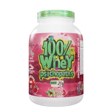 Imagem de 100% Whey Psichopaths - 900g Strawberry - Demons Lab