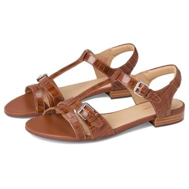 Imagem de Marc Joseph New York Sandálias femininas Terrace Street, Cognac Croco, 37