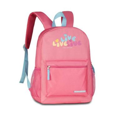 Imagem de Mochila Escolar Live Free Yourself Clio, Rosa