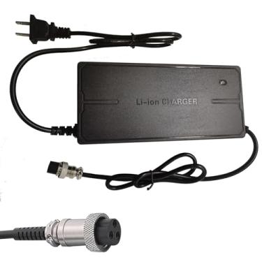 Imagem de Carregador rápido de scooter de 3 pinos 67,2V 3A, para Yume X11 Y11 M10, Kaabo Mantis 10, 10 Pro, V2/ VSETT 10+, 10+R/Apollo 60V Phantom, Glide Chrome, Fluxx FX3, carregador de bateria de lítio de 60