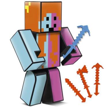 Imagem de Boneco Articulado Mana Mine Ferramenta Algazarra 15cm Craft
