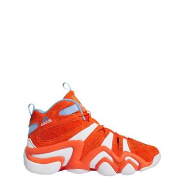 Imagem de adidas Crazy 8 Tênis de basquete masculino, Team Orange/Cloud White/Team Light B, 50