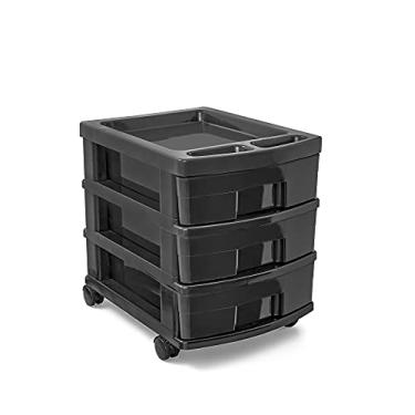 Imagem de GAVETEIRO 3 GAV PEQ PRETO