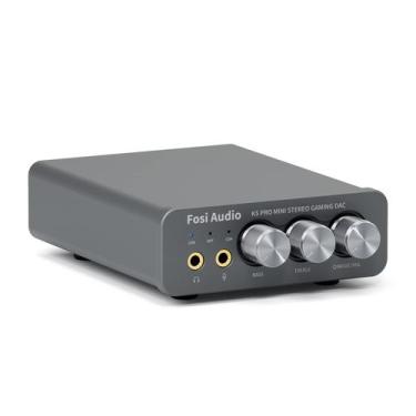 Imagem de Amplificador de fone de ouvido DAC Fosi Audio K5 Pro Gaming com microf