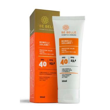 Imagem de Protetor solar facial - bonelli solare - 50ml - Be Belle Cosmética Ava