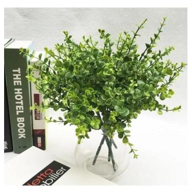 Imagem de Kit 10 Buque Verdinhos Verde Planta Toque Real Pra Vasos - La Caza Sto