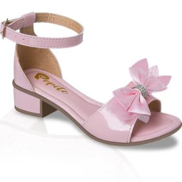 Imagem de Sandália Feminina Infantil Juvenil De Saltinho Baixo Salto - Pepite, R