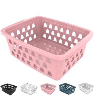 Imagem de Cesto Organizador Multiuso Decorativo Pequeno p/ Gaveta Armário 16x13 