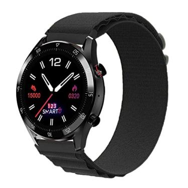 Imagem de Pulseira de Nylon com Presilha marca 123smart Compativel com Hitwear PSW02PM Marca 123Smart - Preto