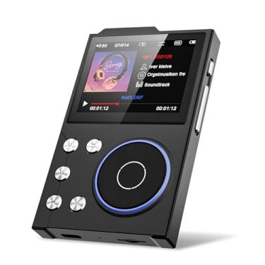 Imagem de MP3 Player Bluetooth Portatil, HiFi Music Player, MP3 Mp4 Player, Music Player com Audio Digital de Alta Definição TFT sem Perdas, Suporta Cartões de Memória de até 256 GB, Preto