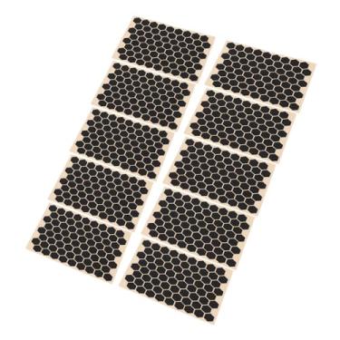 Imagem de aqxreight 10pcs Texture Adesivo Adesivo de Anti-deslizamento de Fita de Telefone Preto Material Acrílico Com Boa Adesão para o Teclado de Teclado de