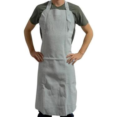 Imagem de 2X Avental Raspa 100X60 Couro Soldador Sem Emenda Valcan Cin