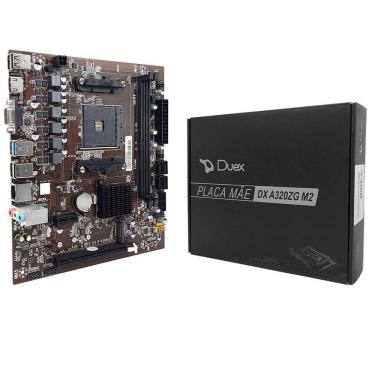 Imagem de Placa Mãe Duex DX A320ZG M2, AMD AM4, DDR4, Micro ATX