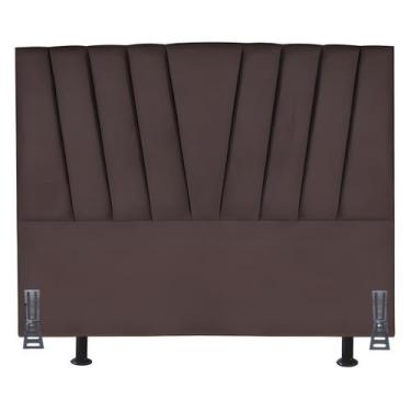 Imagem de Cabeceira Cama Box Queen 160 cm Safira em Linho Com Frame - Online Con