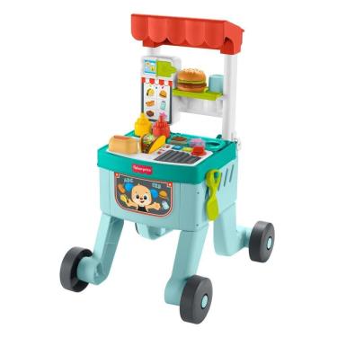 Imagem de Fisher-Price Andador Carro de Snacks 4 em 1 - Mattel