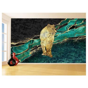 Imagem de Papel De Parede Animais Pop Art Leoa Colorido 3,5M Pxa444
