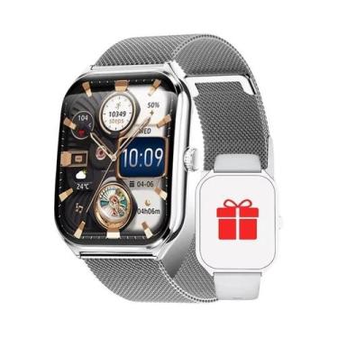 Imagem de Relógio Inteligente Bluetooth Feminino Com Tela HD De 1.96, NFC, Monit