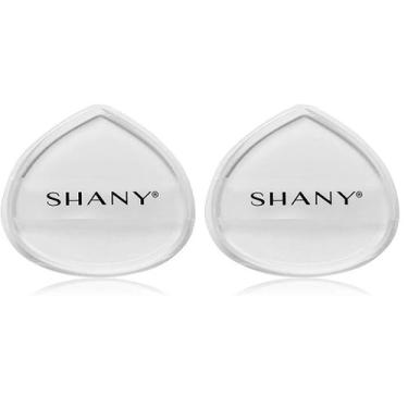 Imagem de Esponja de mistura de maquiagem SHANY Stay Jelly Silicone Clear x2
