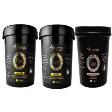 Imagem de Kit Arvensis 2 Máscaras 2x1 450g +1 Geleia Alta Fixação