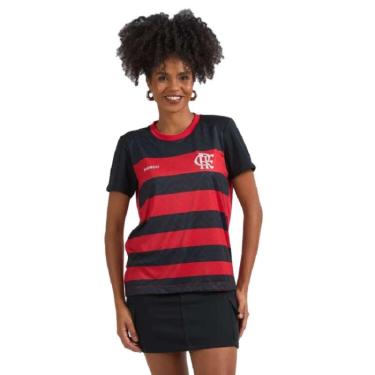 Imagem de Camiseta Braziline Fla Principia Feminino - Ptoverm