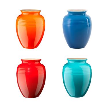 Imagem de KIT LE CREUSET 4 VASOS 15CM CLÁSSICO 1L EM CERÂMICA COLORIDO
