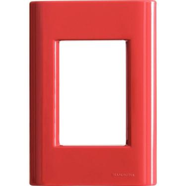 Imagem de Placa 3 Postos 4x2 Tramontina Giz Napoli Sem Suporte Tramontina