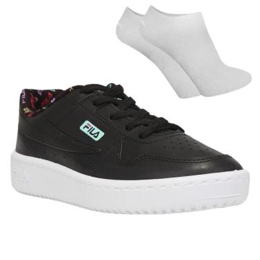 Imagem de Kit Tênis Fila Arcade Infantil + Par De Meia