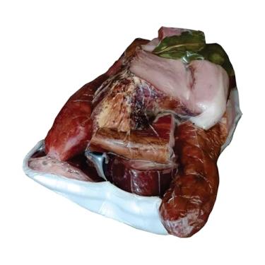 Imagem de Kit Feijoada Defumada 1kg Linguiça, Paio, Bacon, Costelinha