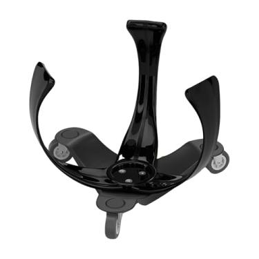 Imagem de IEUDNS Ferramenta de prática de drible de basquete com rodas giratórias, rolamentos de fileira dupla, 26x22 cm, acessórios, suporte de bola flexível