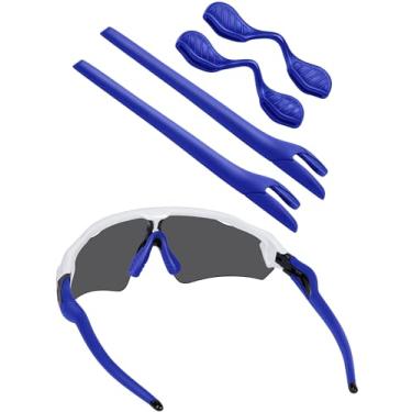 Imagem de BLAZERBUCK Kits de reposição de meias para óculos de sol da série Oakley Radar EV, Azul, 0